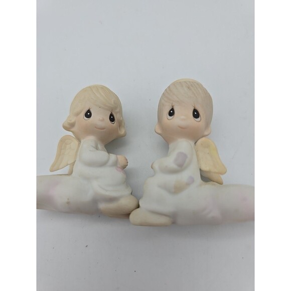Vintage Precious Moments Candle Climbers "But Love Goes On Forever" - Picture 11 of 11